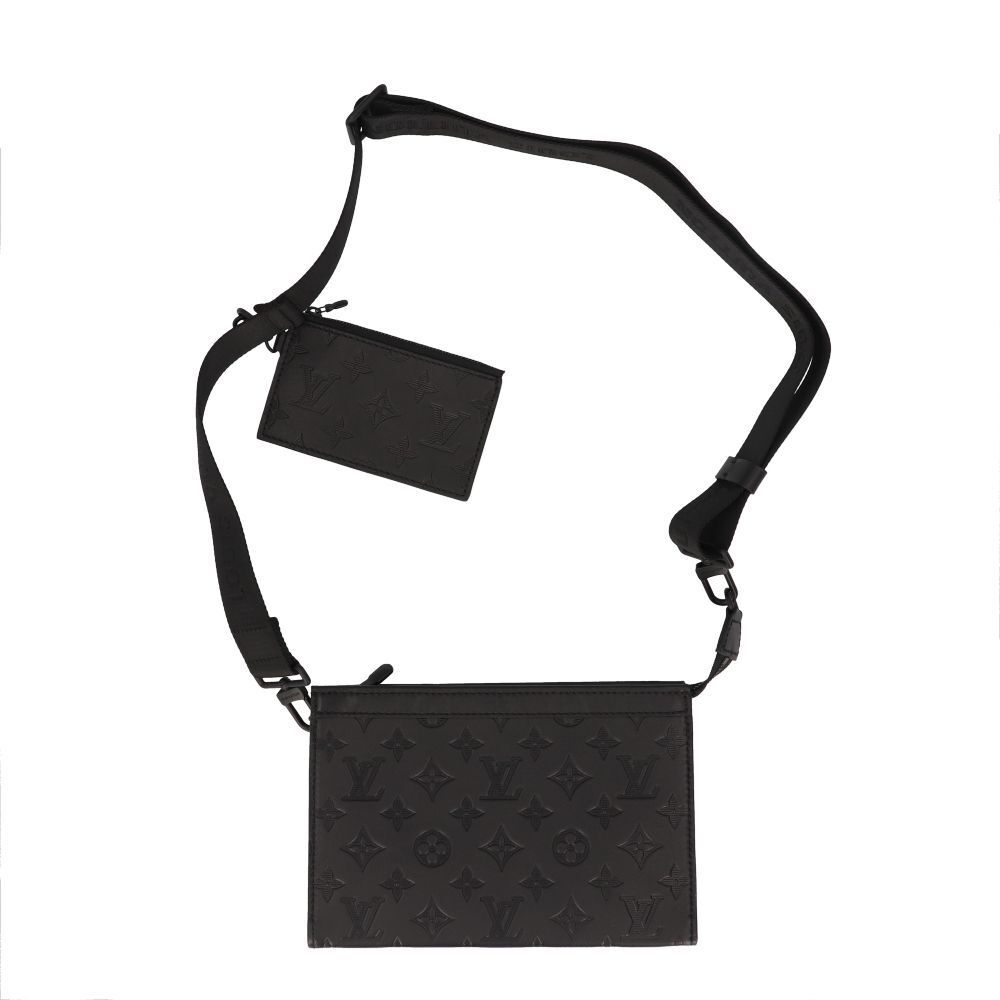 Louis Vuitton Gaston Wearable Wallet Shoulder Bag Bum bag Black - Picture 6 of 8